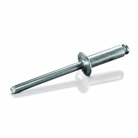 ABA-86 Goebel Open End Blind Rivet, 1/4 Inch, (.250 Inch), (.251-.375 Inch GR), Dome HD, Alum, Plain Finish RoHS 3 (250